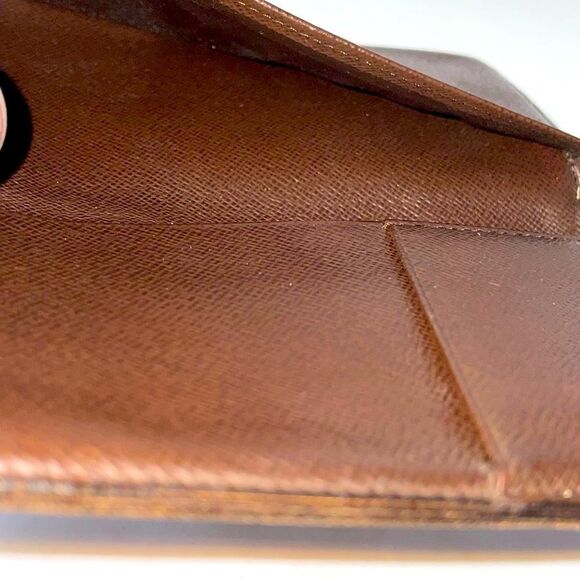 AUTHENTIC Louis Vuitton Damier Ebene Brazza Wallet - Picture 10 of 14